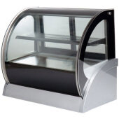 40852 Vollrath, 35 1/2" Curved Glass Refrigerated Countertop Display Case