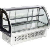 40843 Vollrath, 48" Curved Glass Refrigerated Drop-In Display Case