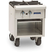ISPA-18-2 Imperial Range, 180,000 Btu Gas Stock Pot Range, Double Burner