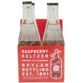 00760712442009 Boylan, 4-Pack 12 oz Raspberry Seltzer (6/case)