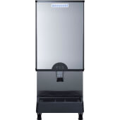 AIWD450FLTR Accucold, 378 Lb Air Cooled Countertop Nugget Ice Machine & Water Dispenser, 30 Lb Storage