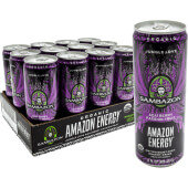 153240245 Sambazon, 12 oz Original Acai Berry / Passion Fruit Organic Energy Drink (12/case)