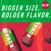 Runa 700066 Wild Black Cherry Organic Energy Drink