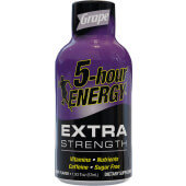 728127 5-Hour Energy, 1.93 oz Extra Strength Grape Energy Shot (216/case)