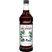 M-FR008F Monin, 1 Liter Blueberry Flavoring Syrup (4/case)