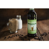 Monin Iced Coffee Concentrate Bottle - 1 Liter | Coffee Shop Supplies | Carry Out Containers | Bubble Tea Supplies