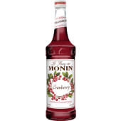 M-AR015A Monin, 750 ml Cranberry Flavoring Syrup (12/case)