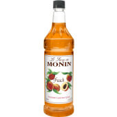 M-FR036F Monin, 1 Liter Peach Flavoring Syrup (4/case)
