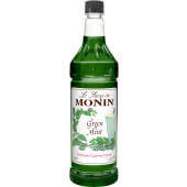 M-FR021F Monin, 1 Liter Green Mint Flavoring Syrup (4/case)