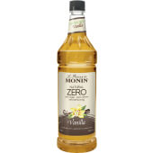 M-FD045F Monin, 1 Liter Zero Calorie Natural Vanilla Flavoring Syrup (4/case)