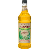 M-FL157F Monin, 1 Liter Organic Agave Nectar Flavoring Syrup (4/case)