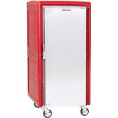 C549N-SL Metro, Red Insulated Sheet Pan Carrier w/ Casters, 34 Sheet Pan Capacity