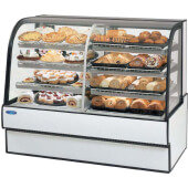 CGR5048DZ Federal Industries, 50" Curved Glass Dry / Refrigerated Bakery Display Case