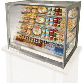 ITRSS3634 Federal Industries, 36" Italian Glass Drop-In Refrigerated Display Case, Self Service