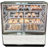 ITDSS4826-B18 Federal Industries, 48" Italian Glass Dry Bakery Display Case, Self Service