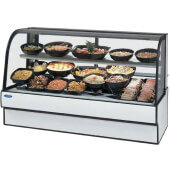 CGR5048CD Federal Industries, 50" Curved Glass Refrigerated Deli Display Case
