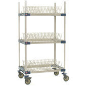 MAX4-PR36VX2 Metro, 36" x 24" x 68" MetroMax 4 Mobile Drying Rack Cart, 3 Tray Racks