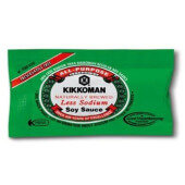 00116 Kikkoman, 6 ml Less Sodium Soy Sauce Packet (500/case)