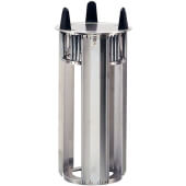 400525 Lakeside, Drop-In 1-Compartment Dish Dispenser, 5 1/8" to 5 3/4" Plates