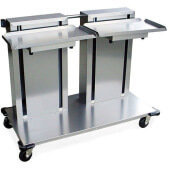2816 Lakeside, Mobile 2-Compartment Tray Dispenser, 20" x 10" Trays