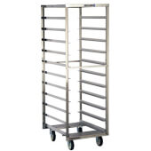172 Lakeside, 18 Pan Stainless Steel Bun / Sheet Pan Rack, End Load, Assembled