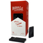 280-1635 Wobble Wedge, Flexible Wobble Wedge, Black (75/box)