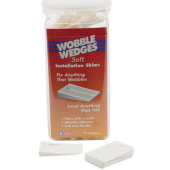 13-6354 Wobble Wedge, Flexible Wobble Wedge, White (75/box)