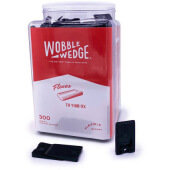 280-1709 Wobble Wedge, Flexible Wobble Wedge, Black (300/jar)