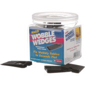 28-1758 Wobble Wedge, Rigid Wobble Wedge, Black (30/pk)