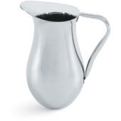 46550 Vollrath, 3 Qt Double Wall Insulated Stainless Steel Pitcher, Silver