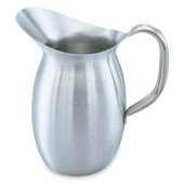 82020 Vollrath, 2.1 Qt Stainless Steel Pitcher, Silver