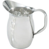 92020 Vollrath, 2.1 Qt Stainless Steel Pitcher, Silver