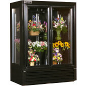 FS52SDHC Powers, 52" 2 Swing Glass Door Floral Case Refrigerated Merchandiser