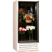 FS33SDHC Powers, 33" 1 Swing Glass Door Floral Case Refrigerated Merchandiser