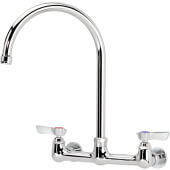 12-802L Krowne, Splash Mounted 8" Gooseneck Faucet, 8" Centers
