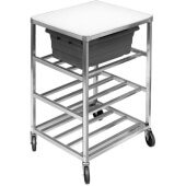 ULR3 Channel Manufacturing, 21" x 28 1/2" x 37 1/2" Aluminum Universal Lug Rack, 3 Shelves