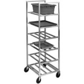 USR7 Channel Manufacturing, 40" x 28 1/2" x 70 1/4" Aluminum Universal Lug Rack, 7 Shelves
