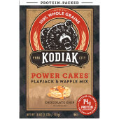 1338 Kodiak Cakes, 18 oz Chocolate Chip Power Cakes Flapjack & Waffle Mix (6/case)