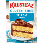 722-4012 Krusteaz, 18 oz Gluten-Free Yellow Cake Mix (8/case)