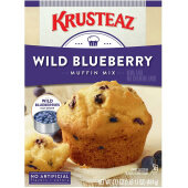 724-0910 Krusteaz, 17.1 oz Wild Blueberry Muffin Mix (12/case)