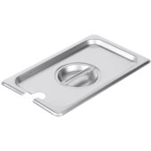 SPCN-Q CAC, 1/4 Size Stainless Steel Steam Table Food Pan Slotted Lid w/ Handle