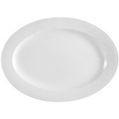BST-81 CAC, 18" x 12 1/4" Boston Porcelain Platter, Super White