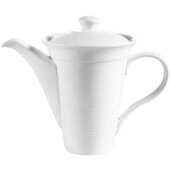 HMY-TPW13 CAC, 13 oz Harmony Porcelain Teapot w/ Lid, Super White (12/case)