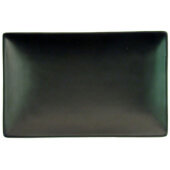 666-33-BLK CAC, 5" x 3 1/2" Japanese Style Ceramic Platter, Black (12/case)