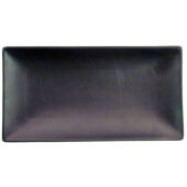 666-13-BLK CAC, 11 1/2" x 6 1/2" Japanese Style Ceramic Platter, Black (12/case)