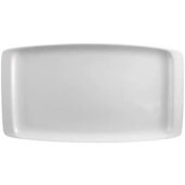 ARG-R25P-B Vertex China, 13 3/4" x 7 1/2" Signature Porcelain Platter, Bright White (12/case)