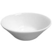 ARG-OSB Vertex China, 4 oz Signature Porcelain Sauce Dish, Bright White (12/case)