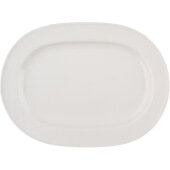 ARG-94 Vertex China, 13" x 9 1/2" Market Buffet Porcelain Platter, Bright White (12/case)