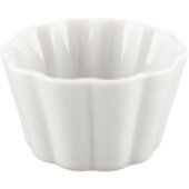 ARG-B4 Vertex China, 3 1/8" Market Buffet Porcelain Brioche Bowl, Bright White (12/case)