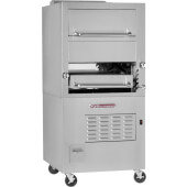 E-171 Southbend, 12 kW Freestanding Electric Single Deck Broiler w/ Warming Oven